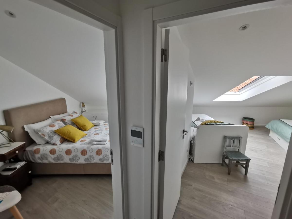 Casa Na Onda Elevador Apartment Nazare Bagian luar foto