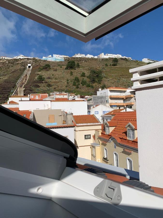 Casa Na Onda Elevador Apartment Nazare Bagian luar foto