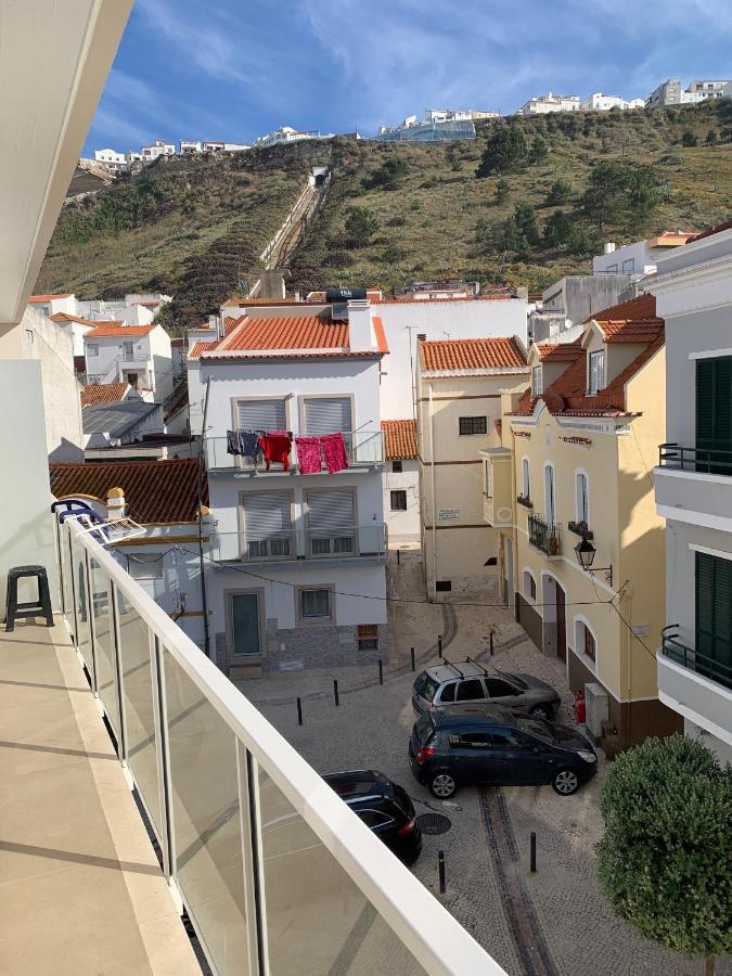 Casa Na Onda Elevador Apartment Nazare Bagian luar foto