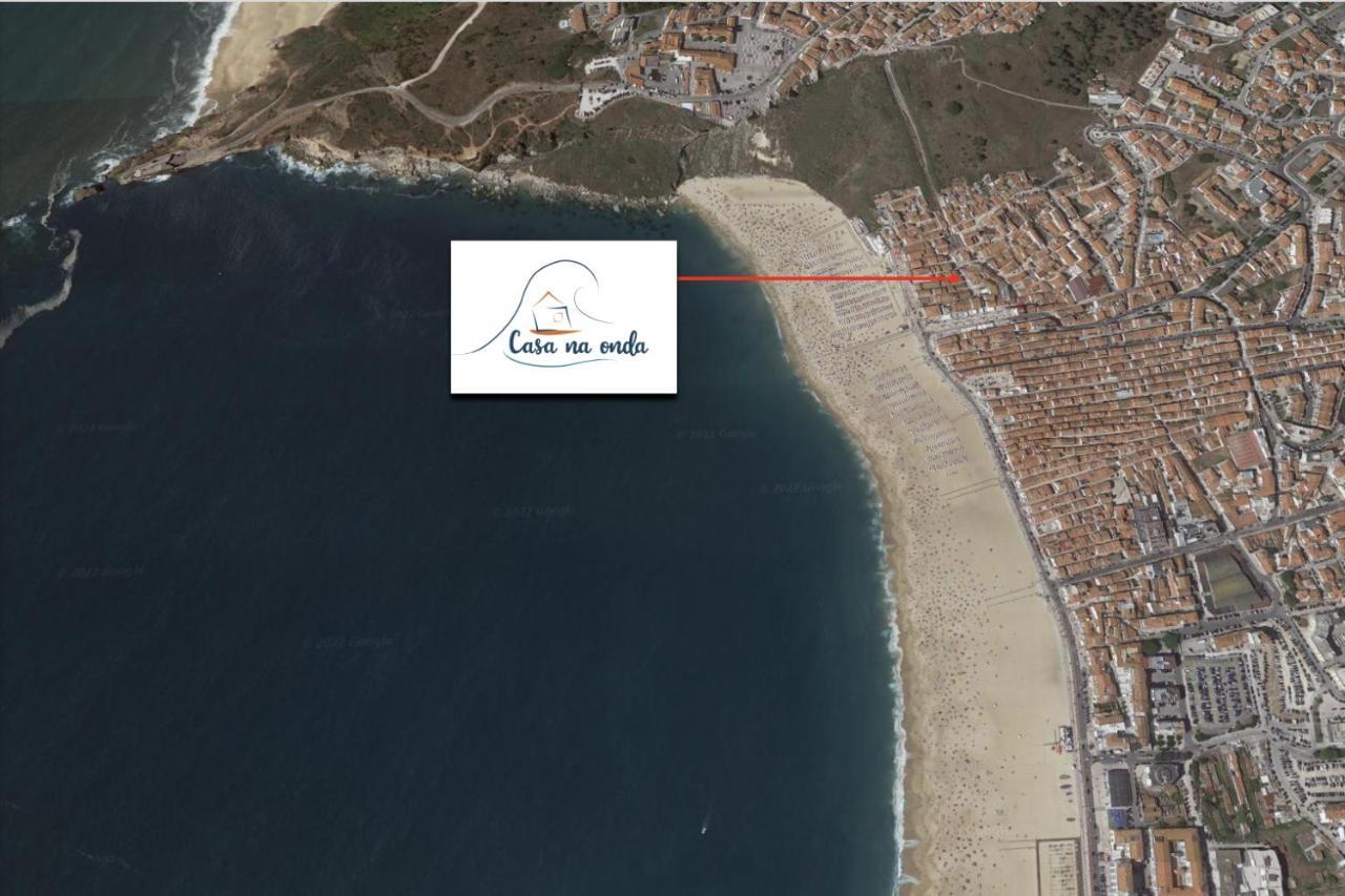 Casa Na Onda Elevador Apartment Nazare Bagian luar foto